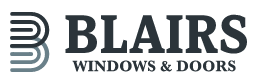 blairs windows and doors logo